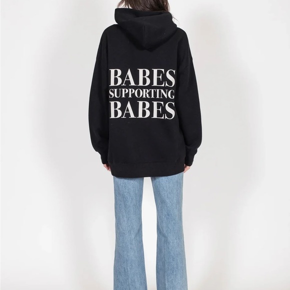 Brunette The Label Tops - Brunette The Label Babes Supporting Babies Hoodie